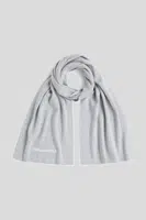 Šála Karl Lagerfeld dámská, šedá barva, A3W33144