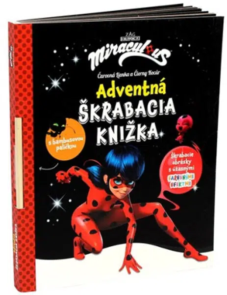 Čarovná Lienka a Čierny Kocúr - Adventná škrabacia knižka