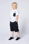 Dětské kraťasy Karl Lagerfeld černá barva, Z30412