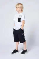 Dětské kraťasy Karl Lagerfeld černá barva, Z30412