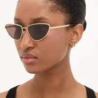 Sluneční brýle Gucci dámské, zlatá barva, GG1879S