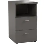 Carryhome NOČNÍ STOLEK, šedá, 35/62/40 cm