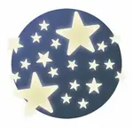 Fosforeskující samolepky na zeď - Hvězdičky