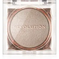 Makeup Revolution Beam Bright kompaktní pudrový rozjasňovač odstín Diamond Glow 2,45 g