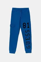 Dětské bavlněné tepláky Guess