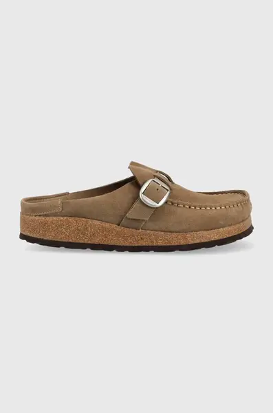 Semišové pantofle Birkenstock Buckley