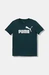 Dětské bavlněné tričko Puma ESS No. 1 Logo Tee černá barva, s potiskem, 684906