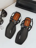 Sandały japonki damskie BLACKWISH czarne Dstreet