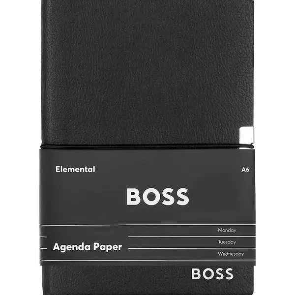 Zápisník BOSS Elegance A6 černá barva