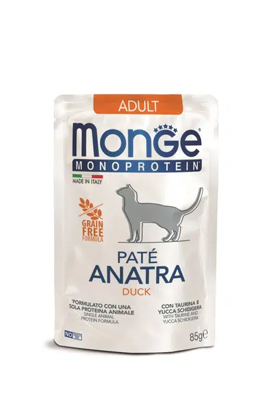 Monge Cat Monoprotein Paté Adult - kachní 85 g
