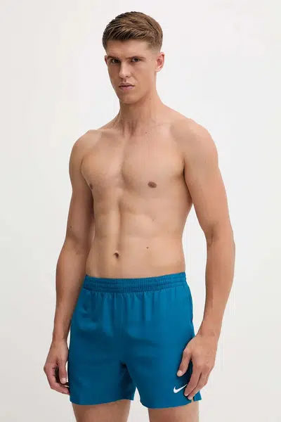 Plavkové šortky Nike žlutá barva, NESSF560