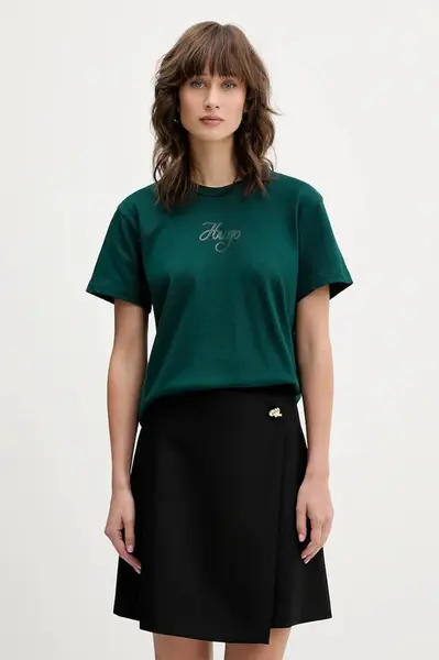 Bavlnené tričko HUGO Destrel_3