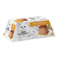 Gourmet Revelations paštika s kuřecím masem a omáčkou pro kočky 2 x 57 g