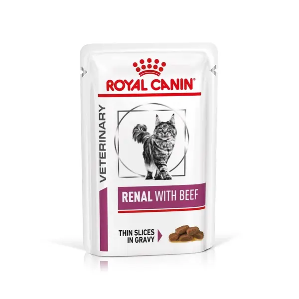 Royal Canin Feline Renal with Beef Wet - kapsičky 85 g