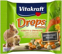 Vitakraft Mini Drops sousto za odměnu s mrkví a pampeliškou 40 g