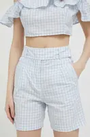 Šortky s prímesou ľanu United Colors of Benetton