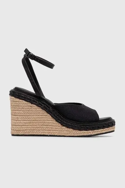 Sandále Calvin Klein WEDGE SANDAL 70 MONOCQ
