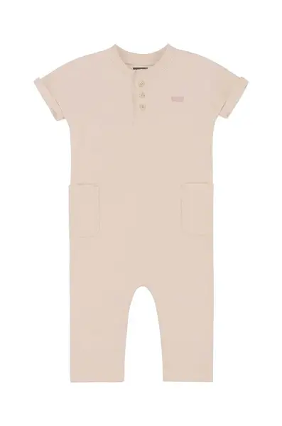 Detské dupačky Levi's LVN SS HENLEY COVERALL