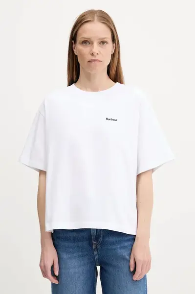 Bavlnené tričko Barbour JEMA