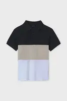 Detská bavlnená polokošeľa Mayoral