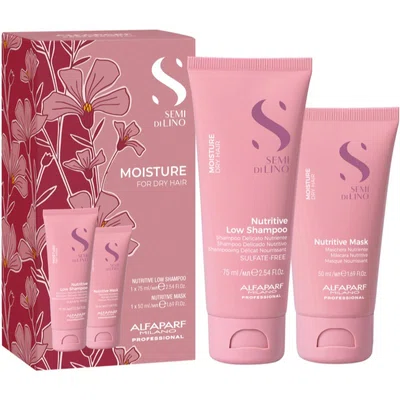 Alfaparf Milano Semi di Lino Moisture Minisize Kit cestovní set pro intenzivní hydrataci