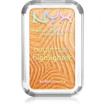 NYX Professional Makeup Buttermelt Highlighter rozjasňovač odstín butta bling 30 5 g