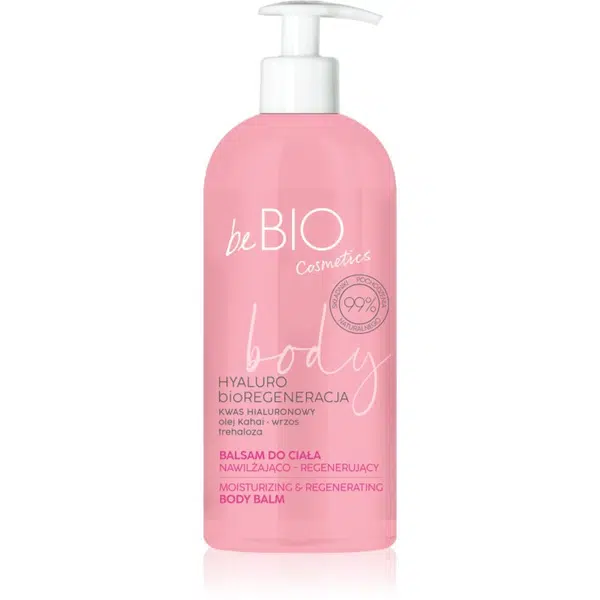 beBIO Hyaluro bioRegeneration regenerační tělový balzám s hydratačním účinkem 350 ml