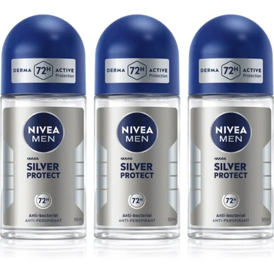 NIVEA MEN Silver Protect antiperspirant roll-on 48h