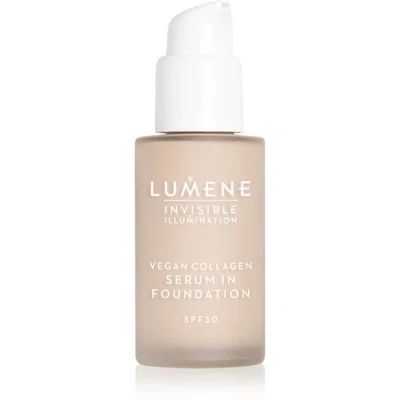 Lumene Invisible Illumination Vegan Collagen Serum in Foundation lehký make-up s vyživujícím účinkem SPF 30 0.5 30 ml