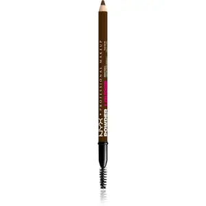 NYX Professional Makeup Powder Louder tužka na obočí s kartáčkem odstín Espresso 1 ks