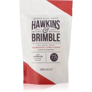 Hawkins & Brimble Nourishing Conditioner Eco Refill Pouch vyživující kondicionér – náhradní náplň pro muže 300 ml