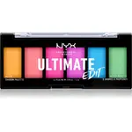 NYX Professional Makeup Ultimate Edit Petite Shadow paletka očních stínů odstín 02 Brights 6x1.2 g