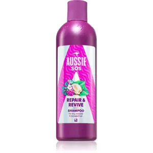 Aussie SOS Repair & Revive vyživující šampon pro namáhané vlasy a vlasovou pokožku 300 ml