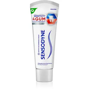 Sensodyne Sensitivity & Gum Whitening bělicí zubní pasta pro ochranu zubů a dásní 75 ml