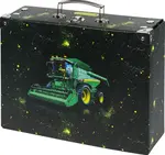 Skládací školní kufřík Traktor s kováním