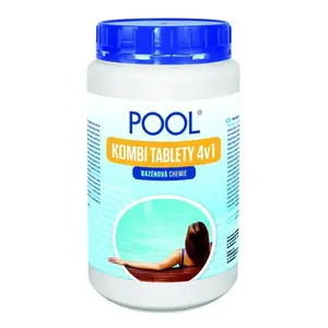 Multifunkční tablety pro chlorovou dezinfekci bazénové vody LAGUNA 4v1 Pool Kombi 1kg