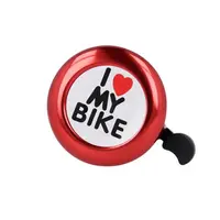 Zvonek na kolo FOREVER Red I love my bike