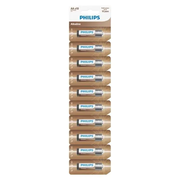 PHILIPS LR6AL10S/10 Entry Alkaline tužkové baterie 10 kusů