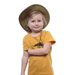 Bushman Kožený klobouk One Ten, světle hnědý MD