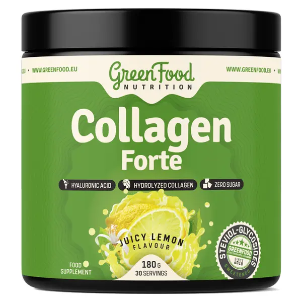 GREEN FOOD NUTRITION Collagen forte juicy lemon 180 g