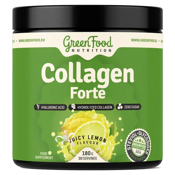 GREENFOOD NUTRITION Collagen forte juicy lemon 180 g