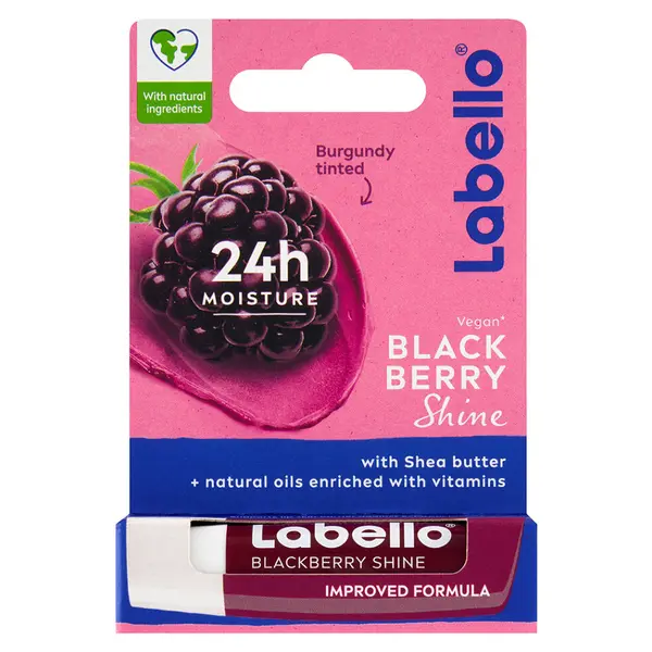 LABELLO Blackberry shine Tónovací balzám na rty 5,5 ml
