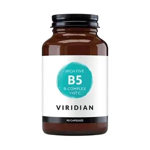 VIRIDIAN Nutrition High Five B5 BComplex+Magnesium Ascorbate 90 kapslí