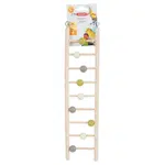 ZOLUX Žebřík pro ptáky dřevěný 9 příček 37,5 cm