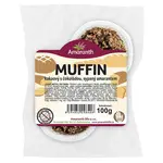 AMARANTH Bezlepkový muffin kakaový s čokoládou sypaný amarantem 2 kusy
