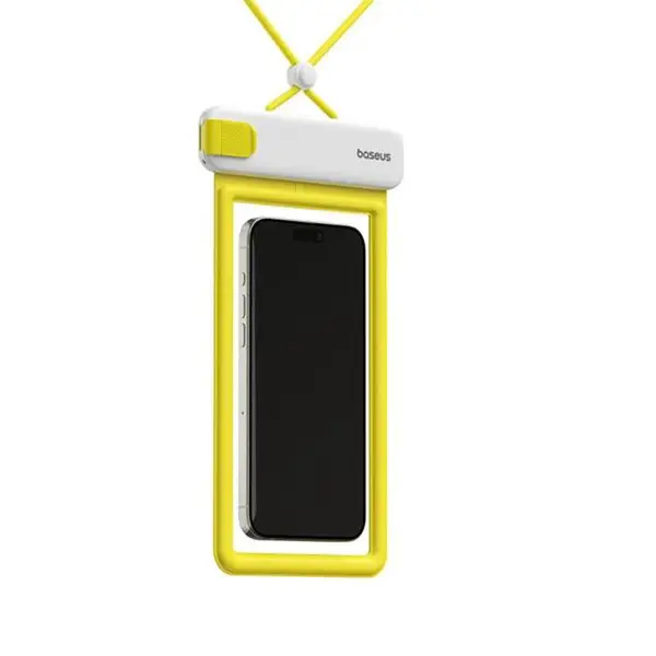 Pouzdro vodotěsné BASEUS DeepDive White/Yellow
