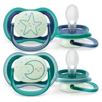 PHILIPS AVENT Šidítko ultra air noční 6-18m chlapec 2 kusy