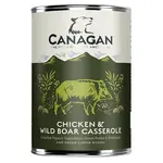 CANAGAN Chicken & wild boar casserole konzerva pro psy 400 g