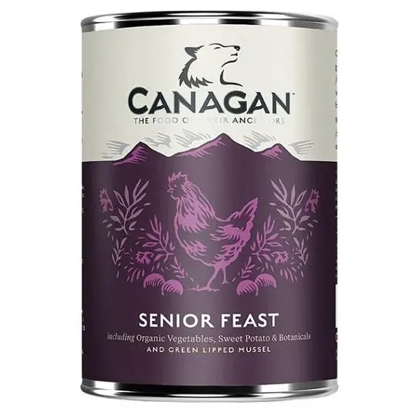 CANAGAN Senior feast konzerva pro psy 400 g