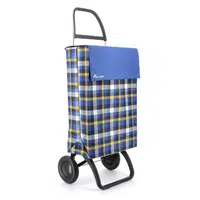 ROLSER Jean Scottish 2 nákupní taška na kolečkách modrá